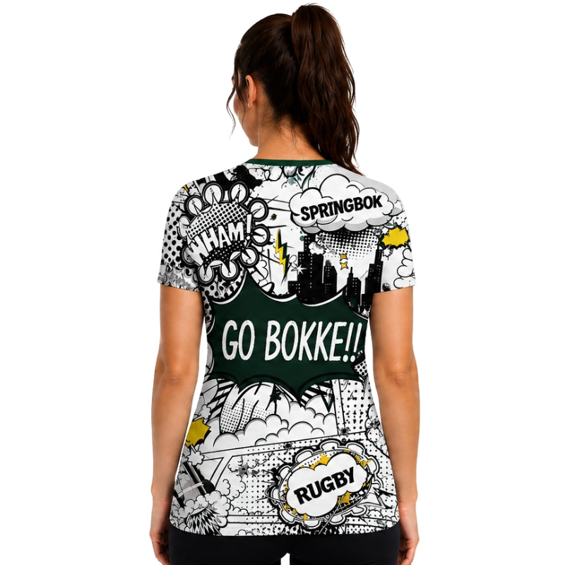 Springbok Rugby Supporters Cartoon Shirt