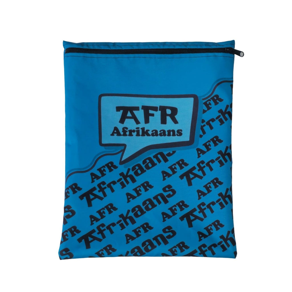 Set 0f 10 - Bubble Word Design Book Bag Set In Afrikaans