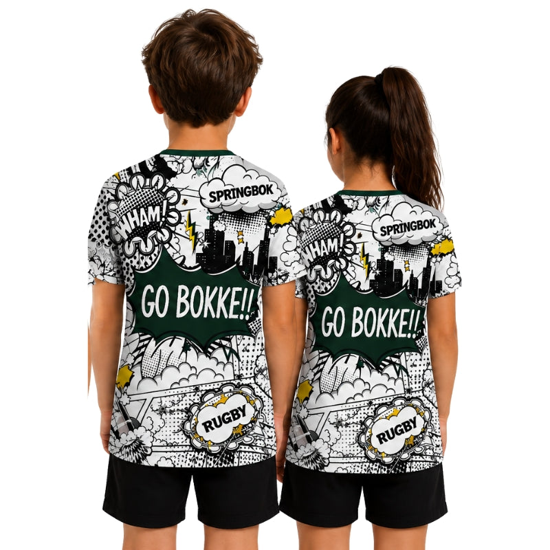 Springbok Rugby Supporters Cartoon Shirt