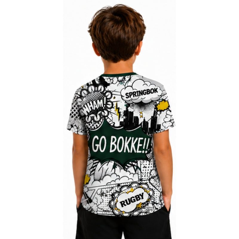 Springbok Rugby Supporters Cartoon Shirt