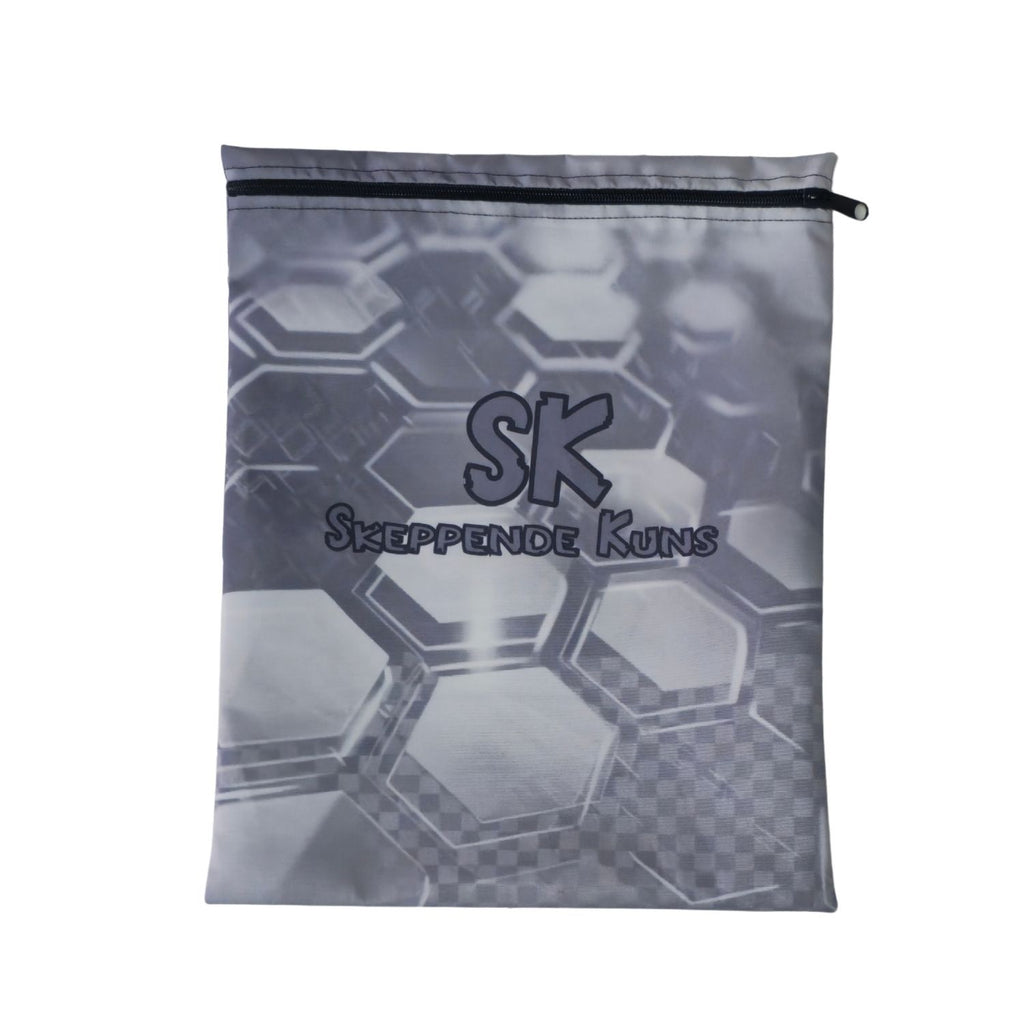 Set of 7 - Honeycomb Design Book Bag Set In Afrikaans