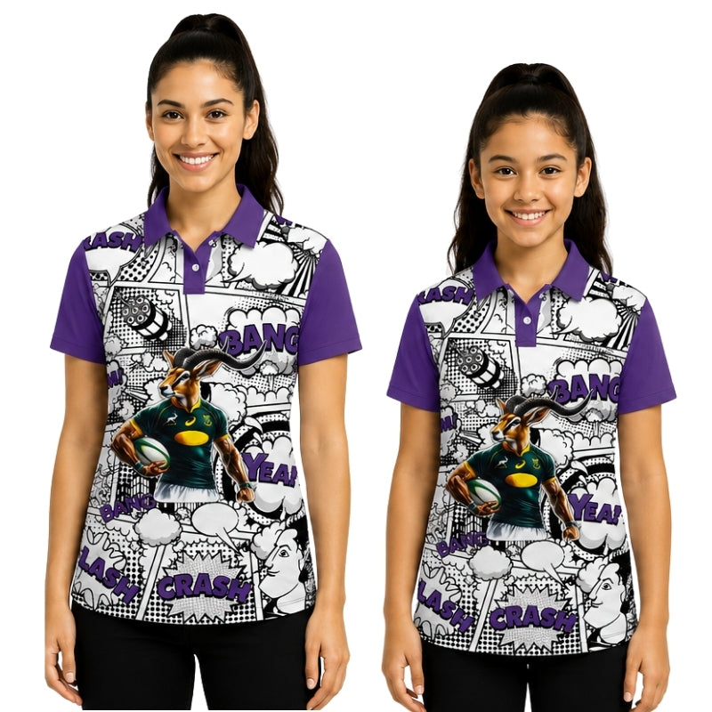 Springbok Rugby Supporters Golf Shirt