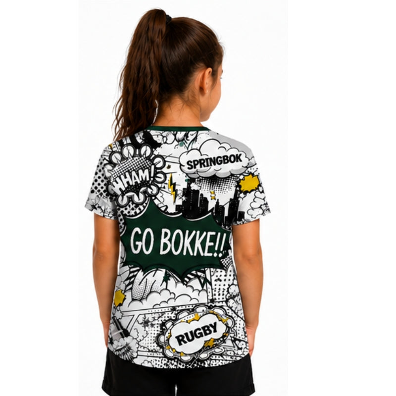 Springbok Rugby Supporters Cartoon Shirt