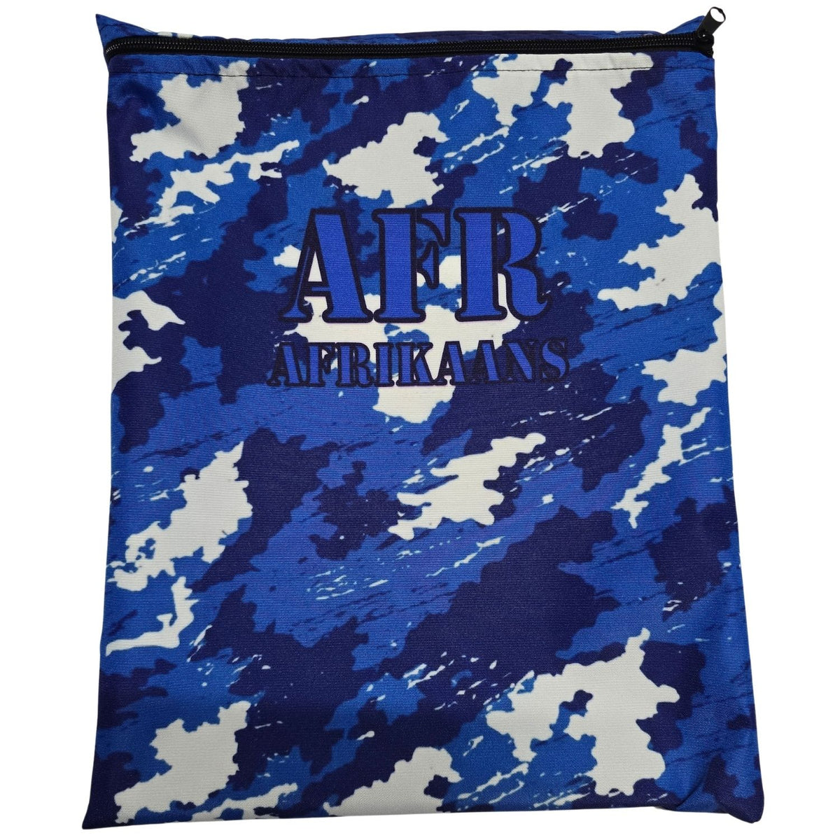 Set of 10 -  Camo Design Book Bags with subject names in English