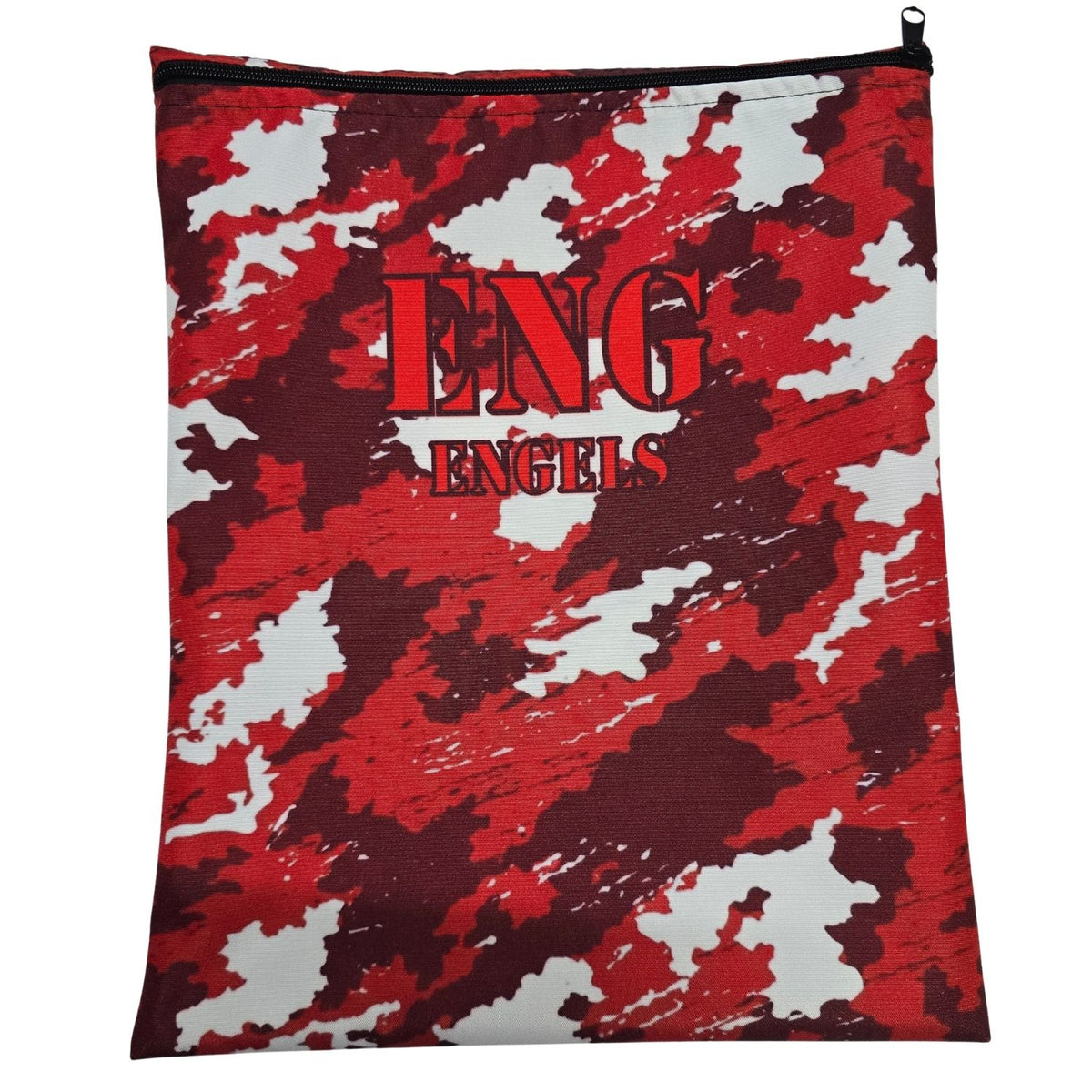 Set of 7 - Camo Design Book Bag Set Subject Names In Afrikaans