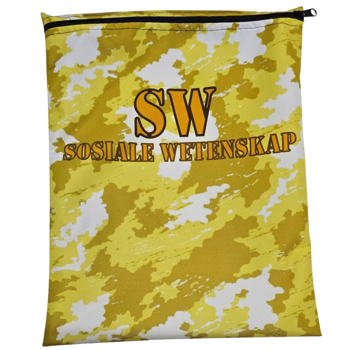 Set of 7 - Camo Design Book Bag Set with Subject Names In English