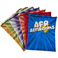Set of 10 -  Comic Design Book Bags with subject names in English