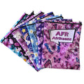 Set of 10 -  Heart and Flower Design Book Bags with subject names in English