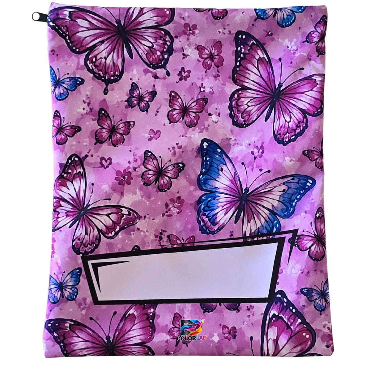 Set of 10 - Heart and Flowers Design Book Bags with subject names in Afrikaans