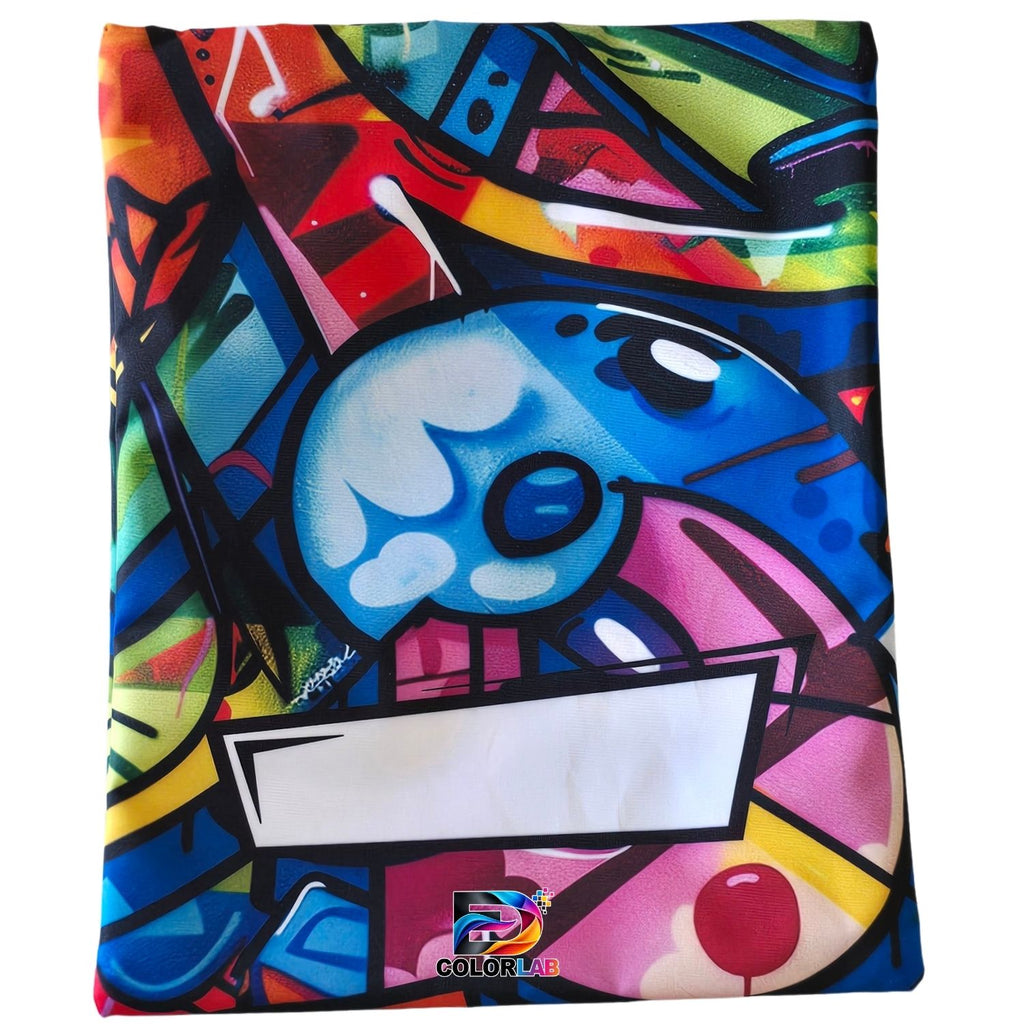 Set of 7 - Graffiti Design Book Bag Set with Subject Names In English
