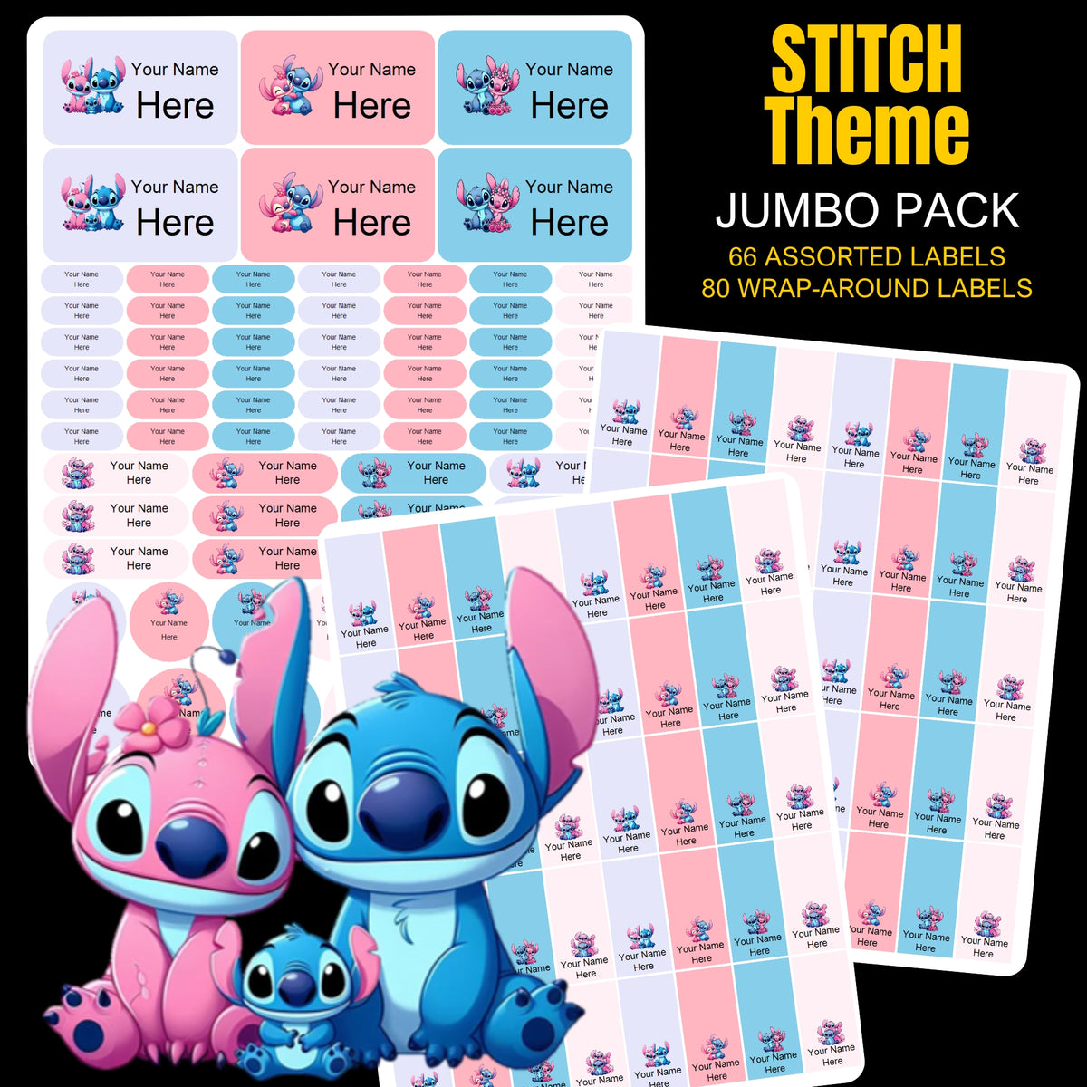 Stitch Stationery Labels